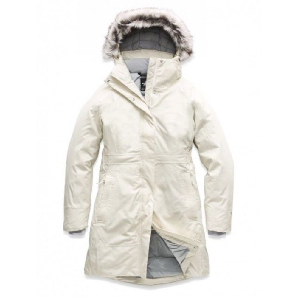 The North Face Transarctic Mama Parka in Vintage White